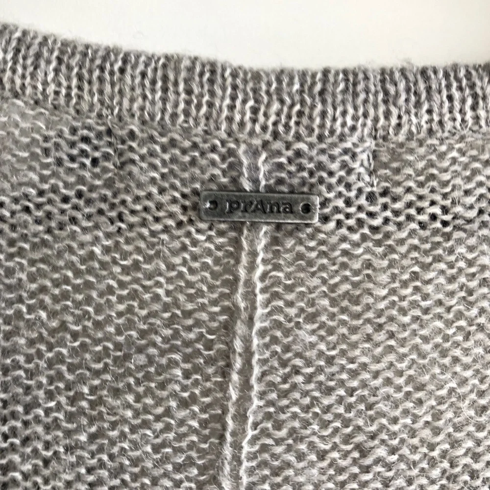 Prana Shelby Wool Blend Sweater Heathered Knit